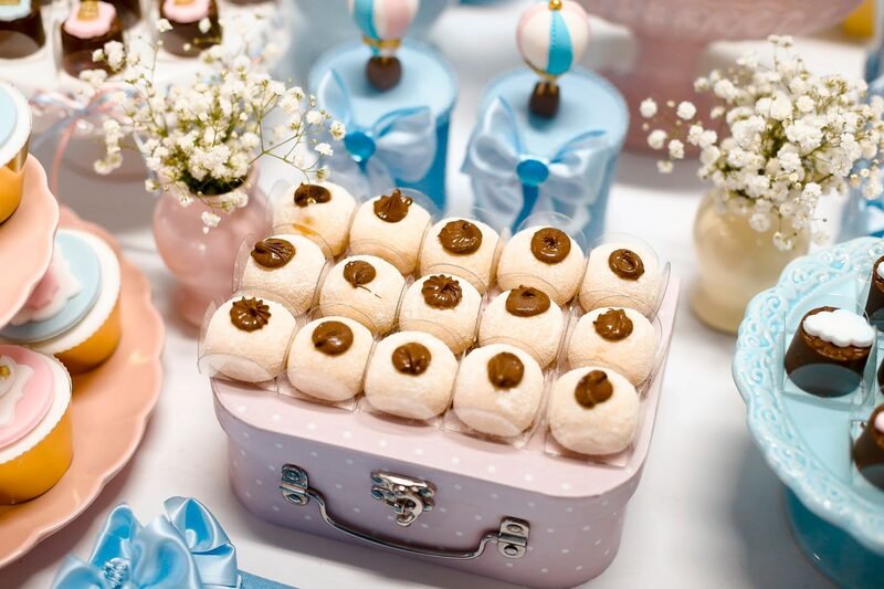 A baby shower website built with the Little One template