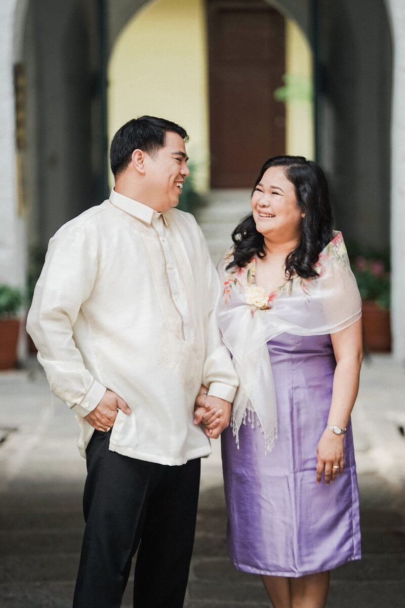 A wedding website built with the Modern Romance template