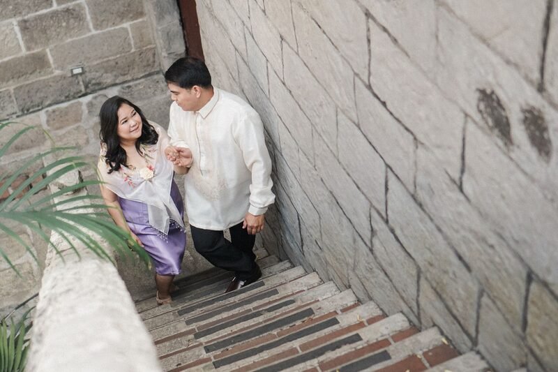 Sample wedding photograph for the Modern Romance template