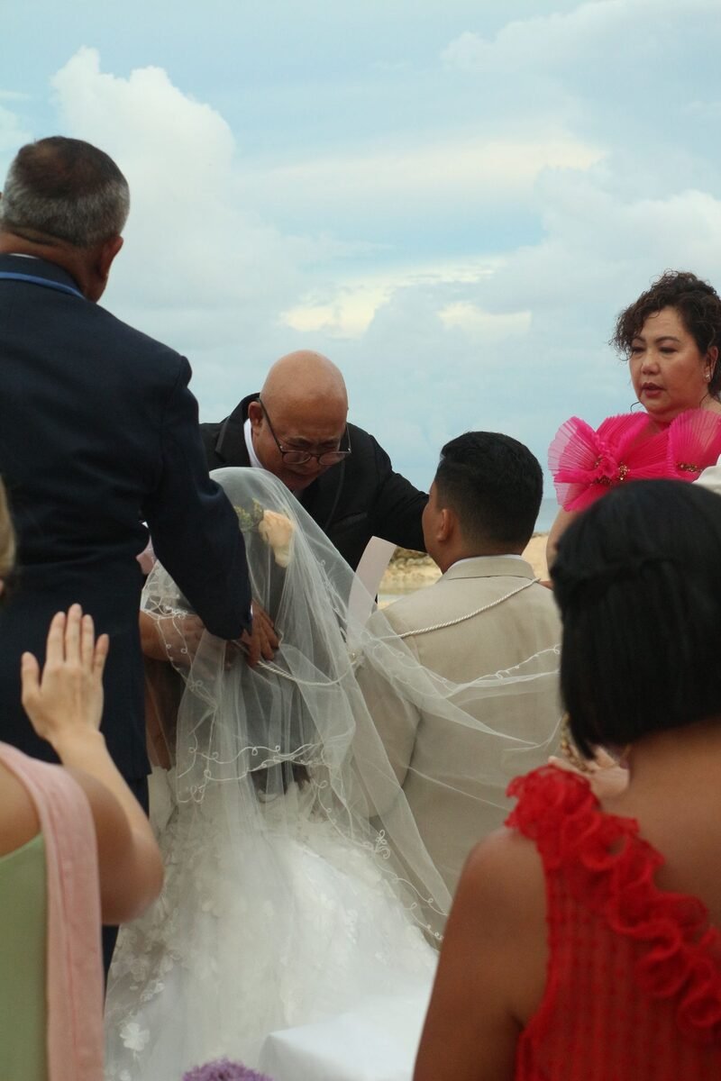 Sample wedding photograph for the Modern Romance template